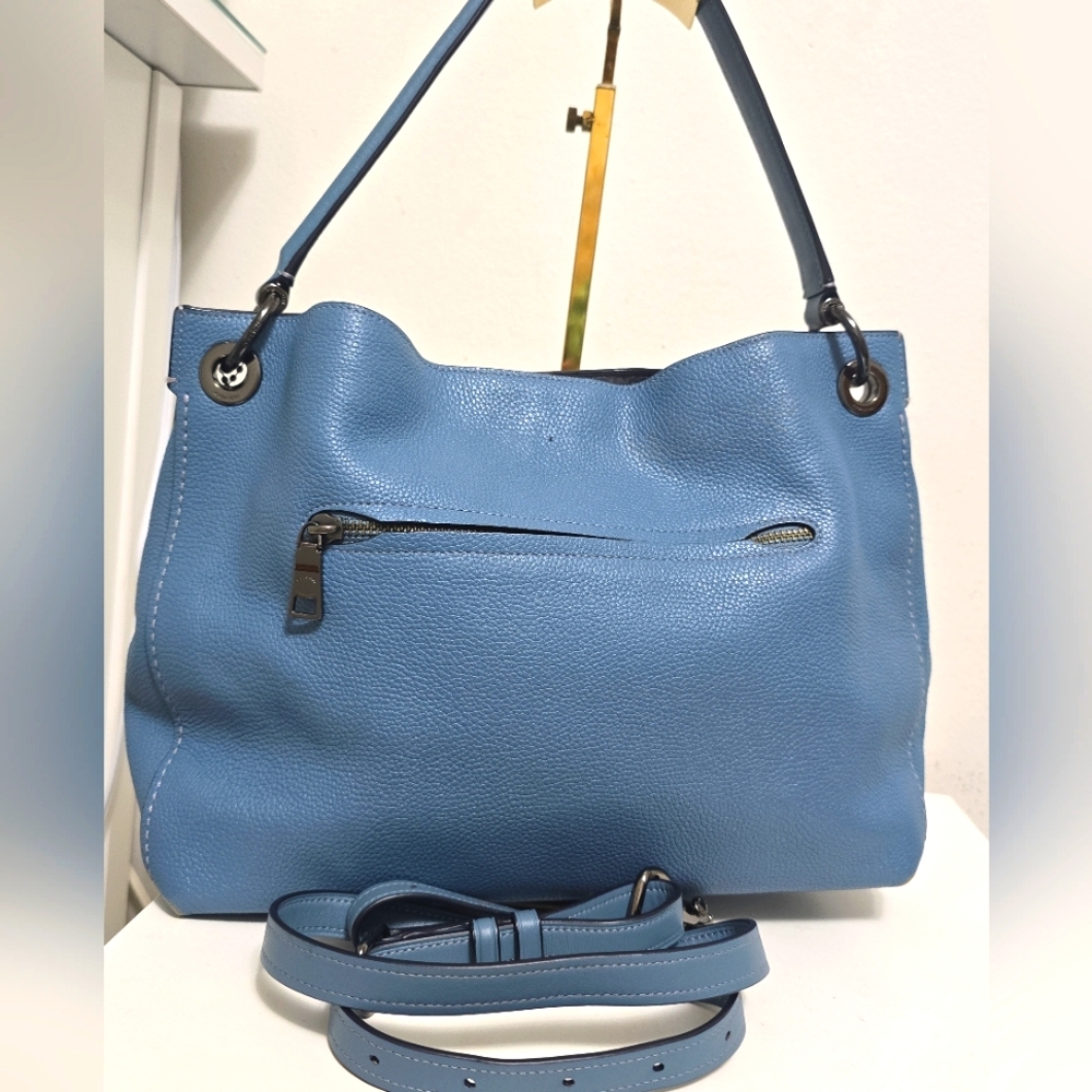 Coach Pebbled Leather Shoulder Bag - Picture 6 of 11